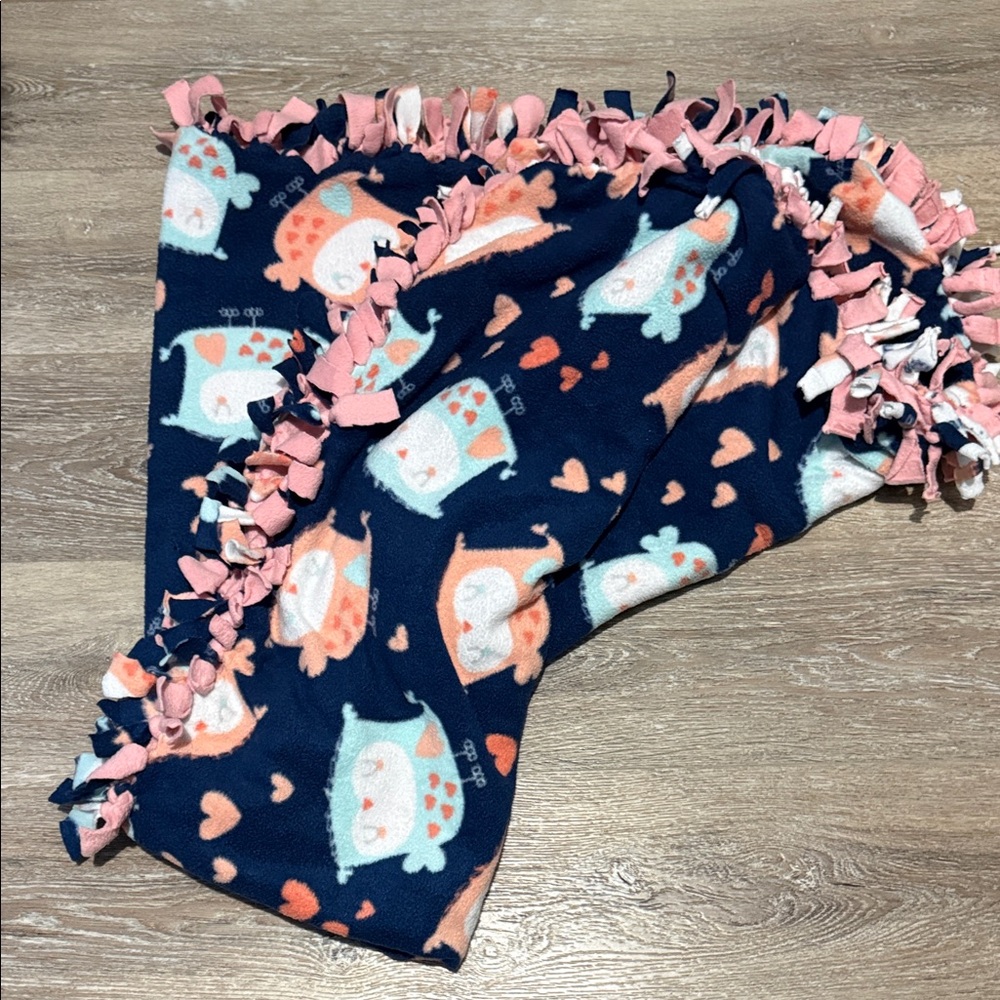 Cute Animal Print Fleece Blanket
